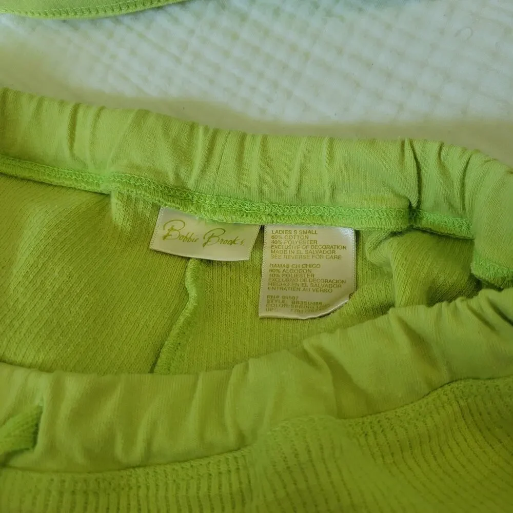 Bobbie Brooks matching lime
